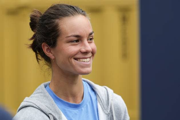 GER, Hamburg, xFSx, ATP250 Womens Tennis Tournament , MSC Hamburg Ladies Open Draw 2025, 13 07 2025 v l , Lois Boisson FRA smiles , happy Copyright: HMBxMedia FernandoxSoares