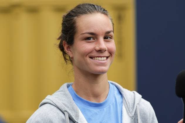 GER, Hamburg, xFSx, ATP250 Womens Tennis Tournament , MSC Hamburg Ladies Open Draw 2025, 13 07 2025 v l , Lois Boisson FRA smiles , happy Copyright: HMBxMedia FernandoxSoares