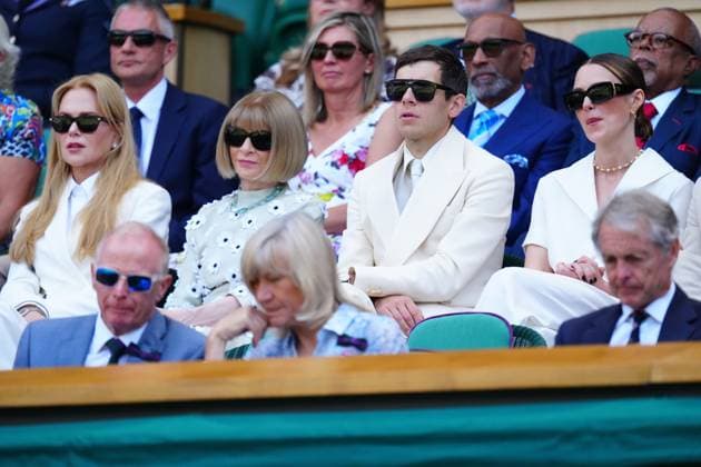 Nicole Kidman, Anna Wintour, Keira Knightley and James Righton in the Royal Box on Centre Court Wimbledon Tennis Championships, Day 14, The All England Lawn Tennis and Croquet Club, London, UK - 13 Jul 2025London The All England Lawn Tennis and United Kingdom  Copyright: xJavierxGarcia Shutterstockx 15392297i