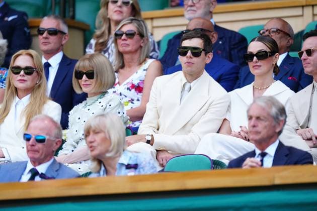 Nicole Kidman, Anna Wintour, Keira Knightley and James Righton in the Royal Box on Centre Court Wimbledon Tennis Championships, Day 14, The All England Lawn Tennis and Croquet Club, London, UK - 13 Jul 2025London The All England Lawn Tennis and United Kingdom  Copyright: xJavierxGarcia Shutterstockx 15392297j