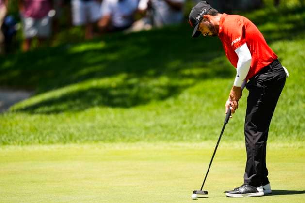 July 13, 2025, Cadiz, Cadiz, SPAIN: Abraham Ancer of Fireball team in action during the final round of the LIV Golf Andalucia at Golf Club Royal of Valderrama on July 13, 2025 in Cadiz, Spain. Cadiz SPAIN - ZUMAa181 20250713_zaa_a181_001 Copyright: xJoaquinxCorcherox