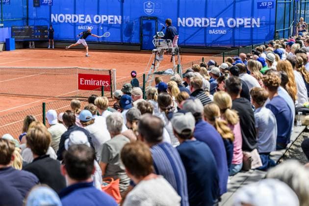 250713 Olle Wallin of Sweden during the qualifier tennis match at Nordea Open on July 13, 2025 in Bastad Photo Mathilda Schuler BILDBYRAN kod MA MA0845 tennis atp 250 nordea open bbeng kval sweden sverige  Copyright: MATHILDAxSCHULER BB250713MA024