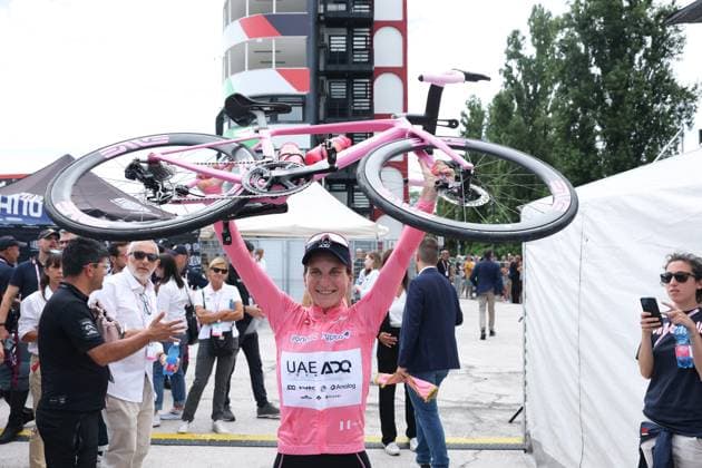 Longo Borghini Elisa after the 8th stage of the Giro d™Italia Women, from ForlÃ¬ to Imola (Autodromo Enzo e Dino Ferrari), Italy Sunday, July 13, 2025. - cycling .  Copyright: xAlessandroxGarofalo LaPressex