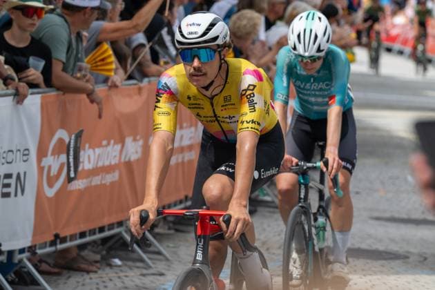 CYCLING - Tour of Austria 2025 FELDKIRCH,AUSTRIA,13.JUL.25 - CYCLING - Tour of Austria, stage 5, Feldkirch - Feldkirch. Image shows Alexander Konychev (ITA Team Vorarlberg).  GEPAxpictures xOliverxLerch