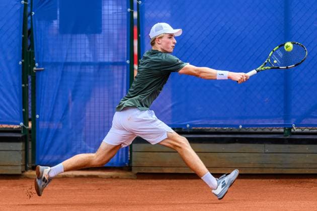 250713 Ludvig Fredrik Hede of Sweden during the qualifier tennis match at Nordea Open on July 13, 2025 in Bastad Photo Mathilda Schuler BILDBYRAN kod MA MA0845 tennis atp 250 nordea open bbeng kval sweden sverige  Copyright: MATHILDAxSCHULER BB250713MA031