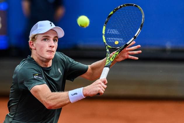 250713 Ludvig Fredrik Hede of Sweden during the qualifier tennis match at Nordea Open on July 13, 2025 in Bastad Photo Mathilda Schuler BILDBYRAN kod MA MA0845 tennis atp 250 nordea open bbeng kval sweden sverige  Copyright: MATHILDAxSCHULER BB250713MA032