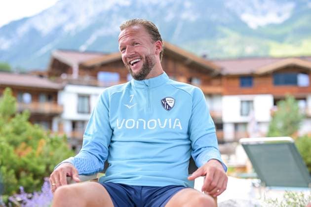 13 07 2025, Football, Season 2025 2026, 2 Bundesliga, Preparation, VfL Bochum summer training camp in Scheffau am Wilden Kaiser, Interview with Kevin Vogt VfL Bochum 1848 xRHR PHOTO YYx Copyright: RHR-FOTOx RHR-FOTO YY