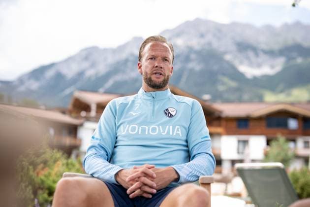13 07 2025, Football, Season 2025 2026, 2 Bundesliga, Preparation, VfL Bochum summer training camp in Scheffau am Wilden Kaiser, Interview with Kevin Vogt VfL Bochum 1848 xRHR PHOTO YYx Copyright: RHR-FOTOx RHR-FOTO YY