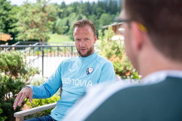 13 07 2025, Football, Season 2025 2026, 2 Bundesliga, Preparation, VfL Bochum summer training camp in Scheffau am Wilden Kaiser, Interview with Kevin Vogt VfL Bochum 1848 xRHR PHOTO YYx Copyright: RHR-FOTOx RHR-FOTO YY
