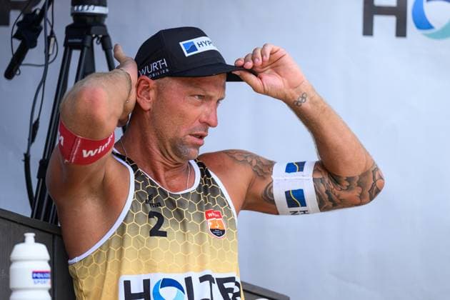 Beach volleyball, Beachvolleyball - Pro Beach Battle Masters SEEWALCHEN,AUSTRIA,13.JUL.25 - BEACH VOLLEYBALL - Beach Volleyball Tour PRO, Pro Beach Battle Masters Litzlberg. Image shows Alexander Horst (AUT).  GEPAxpictures xChristianxMoser