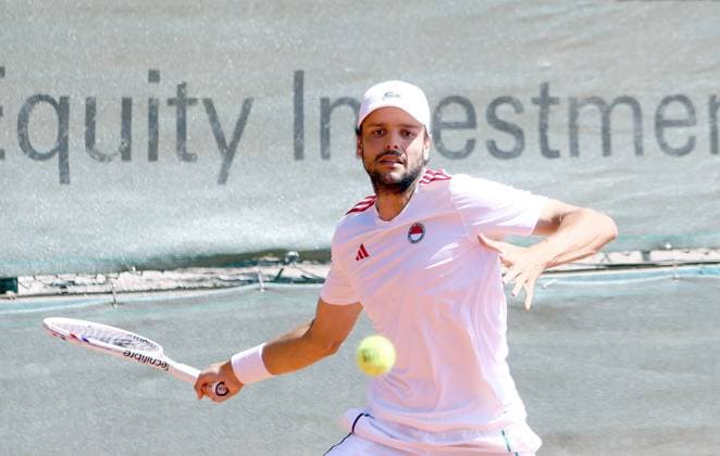 Gregoire BARRERE Koeln , He Tennis Bundesliga, TC Grosshesselohe vs Koelner HTC 13 07 25, Pullach, 3 Matchday Copyright: WolfgangxFehrmann