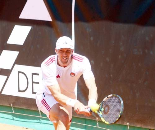 Jan CHOINSKI Koeln , He Tennis Bundesliga, TC Grosshesselohe vs Koelner HTC 13 07 25, Pullach, Matchday 3 Copyright: WolfgangxFehrmann