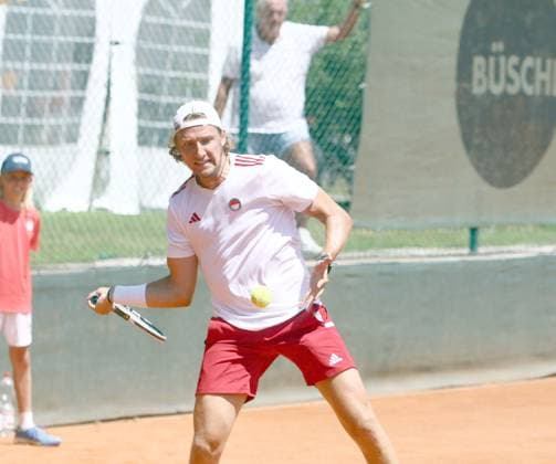 Jacopo BERRETTINI Koeln , He Tennis Bundesliga, TC Grosshesselohe vs Koelner HTC 13 07 25, Pullach, Matchday 3 Copyright: WolfgangxFehrmann