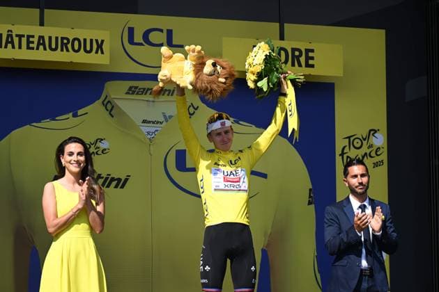 13-07-2025 Tour De France; Tappa 09 Chinon - Chateauroux; 2025, Uae Team Emirates - Xrg; Pogacar, Tadej; Chateauroux; 