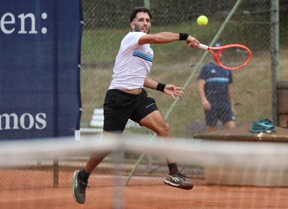 Tennis 2 Bundesliga Wiesbadener THC TLZ Espenhain 13 07 25, Casanova, Hernan ARG Espenhain ,