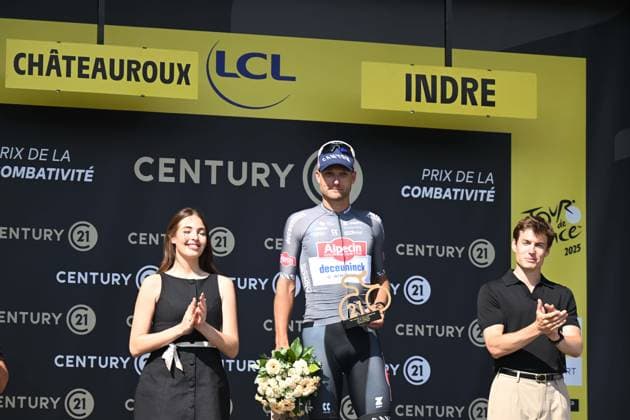 13-07-2025 Tour De France; Tappa 09 Chinon - Chateauroux; 2025, Alpecin - Deceuninck; Rickaert, Jonas; Chateauroux; 