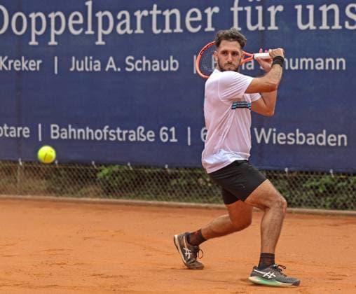 Tennis 2 Bundesliga Wiesbadener THC TLZ Espenhain 13 07 25, Casanova, Hernan ARG Espenhain ,