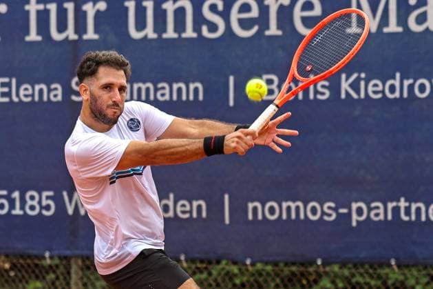 Tennis 2 Bundesliga Wiesbadener THC TLZ Espenhain 13 07 25, Casanova, Hernan ARG Espenhain ,