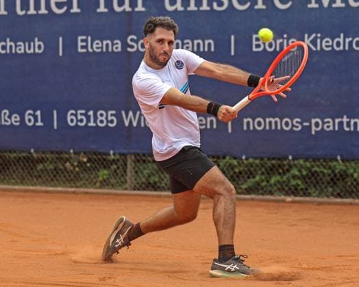 Tennis 2 Bundesliga Wiesbadener THC TLZ Espenhain 13 07 25, Casanova, Hernan ARG Espenhain ,