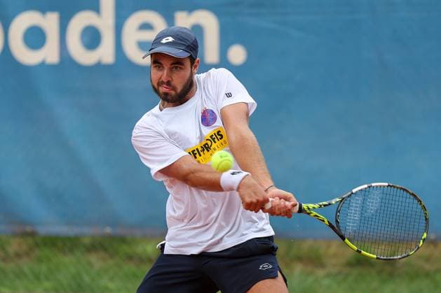 Tennis 2 Bundesliga Wiesbadener THC TLZ Espenhain 13 07 25, Popovic, Stefan SRB WTHC ,