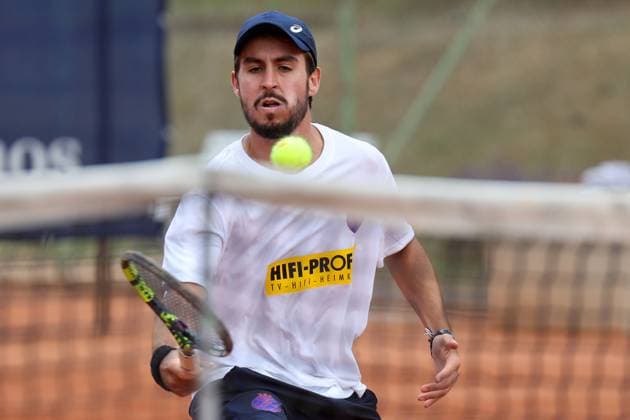 Tennis 2 Bundesliga Wiesbadener THC TLZ Espenhain 13 07 25, Zanellato, Nicolas BRA WTHC ,