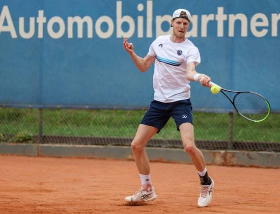 Tennis 2 Bundesliga Wiesbadener THC TLZ Espenhain 13 07 25, Brouwer, Gijs NED Espenhain ,