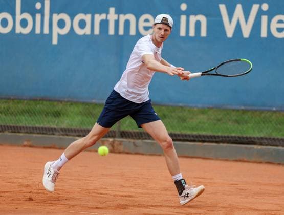 Tennis 2 Bundesliga Wiesbadener THC TLZ Espenhain 13 07 25, Brouwer, Gijs NED Espenhain ,