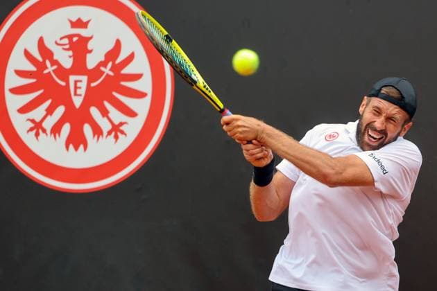 Tennis 2 Bundesliga Eintracht Frankfurt TC RW MRH Trowe Sprendlingen 13 07 25, Negritu, Christoph GER Frankfurt ,