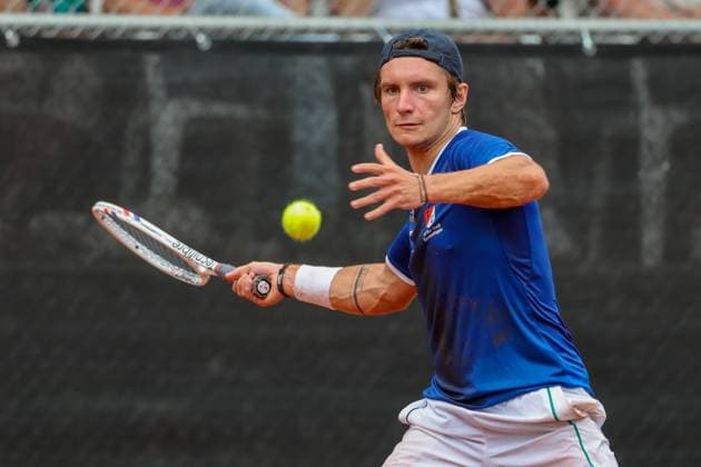 Tennis 2 Bundesliga Eintracht Frankfurt TC RW MRH Trowe Sprendlingen 13 07 25, Nicod, Jakub CZE Sprendlingen ,