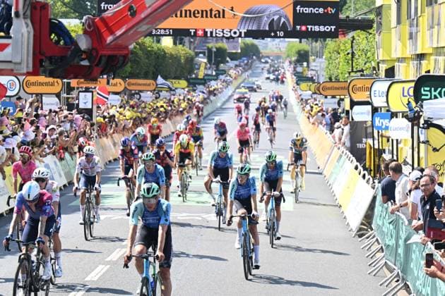 13-07-2025 Tour De France; Tappa 09 Chinon - Chateauroux; 2025, Decathlon - Ag2r La Mondiale; Chateauroux; 
