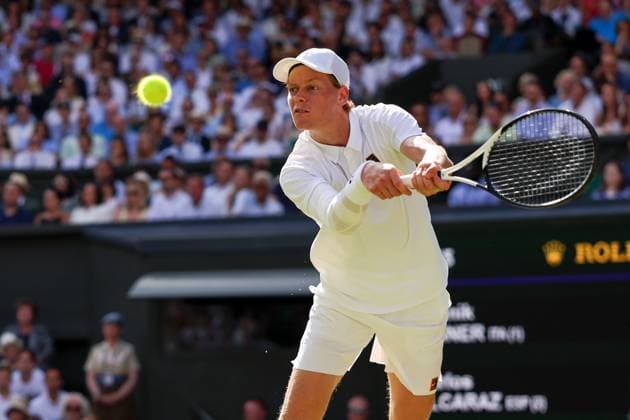 Jannik Sinner during the Gentlemen s Singles final Wimbledon Tennis Championships, Day 14, The All England Lawn Tennis and Croquet Club, London, UK - 13 Jul 2025London The All England Lawn Tennis and United Kingdom  Copyright: xEllaxLing Shutterstockx 15392298n