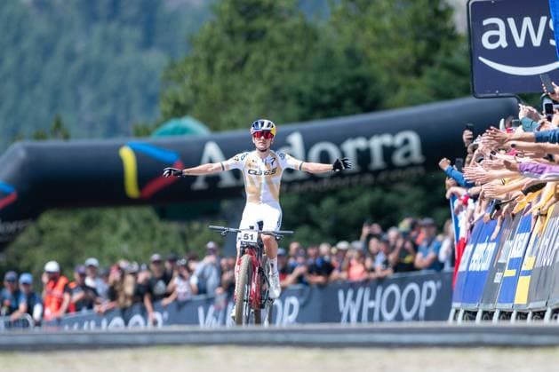 UCI Mountain Bike World Cup Andorra Thomas PIDCOCK of Great Britain competes in the men s CROSS-COUNTRY OLYMPIC during the UCI Mountain Bike World Cup Andorra 2025 in Pal Arinsal, Andorra, on July 13, 2025. Pal La Massana Andorra  Copyright: xMartinxSilvaxCosentinox originalFilename:silvacosentino-thomaspi250713_npkcp.jpg