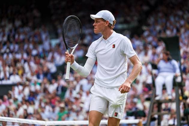 Jannik Sinner during the Gentlemen s Singles final Wimbledon Tennis Championships, Day 14, The All England Lawn Tennis and Croquet Club, London, UK - 13 Jul 2025London The All England Lawn Tennis and United Kingdom  Copyright: xEllaxLing Shutterstockx 15392298al