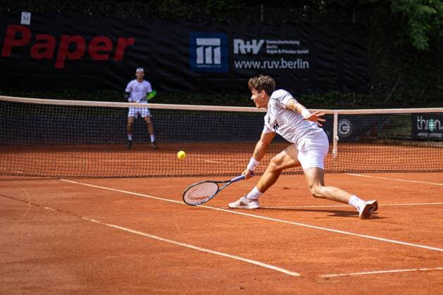 Masur, Daniel GER TC SCC Berlin , 2 Bundesliga Nord Herren TC SCC Berlin vs TC 1899 Blau Weiss, Berlin, TC SCC Berlin, 13 07 2025, Copyright: xClaudioxGärtnerx