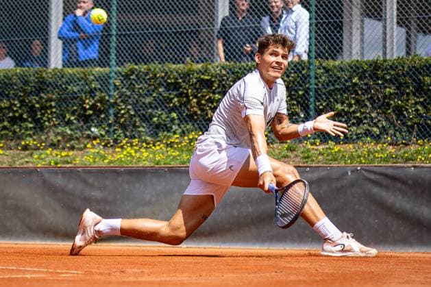 Masur, Daniel GER TC SCC Berlin , 2 Bundesliga Nord Herren TC SCC Berlin vs TC 1899 Blau Weiss, Berlin, TC SCC Berlin, 13 07 2025, Copyright: xClaudioxGärtnerx
