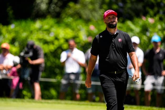 July 13, 2025, Cadiz, Cadiz, SPAIN: Jon Rahm of Legion XIII team lament during the final round of the LIV Golf Andalucia at Golf Club Royal of Valderrama on July 13, 2025 in Cadiz, Spain. Cadiz SPAIN - ZUMAa181 20250713_zaa_a181_014 Copyright: xJoaquinxCorcherox