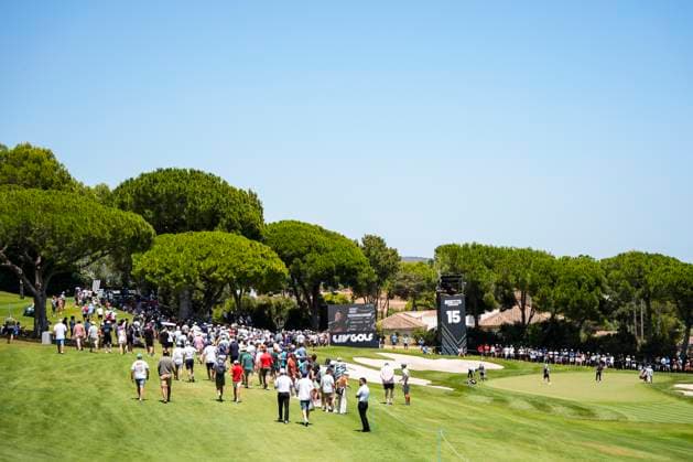 July 13, 2025, Cadiz, Cadiz, SPAIN: General view during the final round of the LIV Golf Andalucia at Golf Club Royal of Valderrama on July 13, 2025 in Cadiz, Spain. Cadiz SPAIN - ZUMAa181 20250713_zaa_a181_018 Copyright: xJoaquinxCorcherox