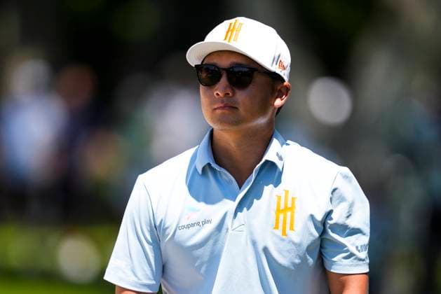 July 13, 2025, Cadiz, Cadiz, SPAIN: Jinichiro Kozuma of Ironhead team look on during the final round of the LIV Golf Andalucia at Golf Club Royal of Valderrama on July 13, 2025 in Cadiz, Spain. Cadiz SPAIN - ZUMAa181 20250713_zaa_a181_038 Copyright: xJoaquinxCorcherox
