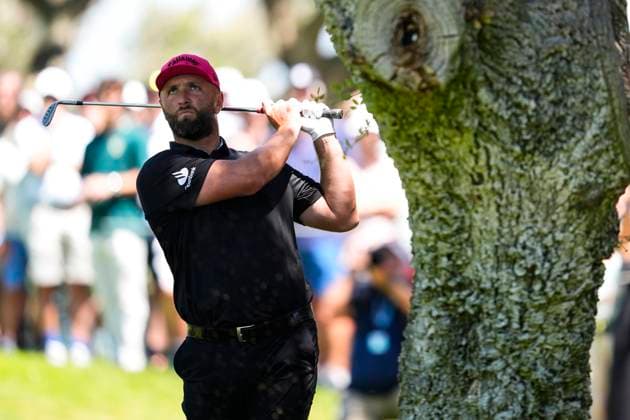 July 13, 2025, Cadiz, Cadiz, SPAIN: Jon Rahm of Legion XIII team in action during the final round of the LIV Golf Andalucia at Golf Club Royal of Valderrama on July 13, 2025 in Cadiz, Spain. Cadiz SPAIN - ZUMAa181 20250713_zaa_a181_043 Copyright: xJoaquinxCorcherox