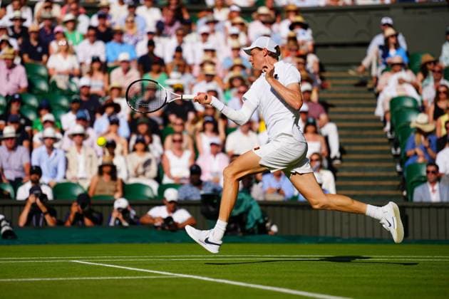 Jannik Sinner during the Gentlemen s Singles final Wimbledon Tennis Championships, Day 14, The All England Lawn Tennis and Croquet Club, London, UK - 13 Jul 2025London The All England Lawn Tennis and United Kingdom  Copyright: xJavierxGarcia Shutterstockx 15392297eu