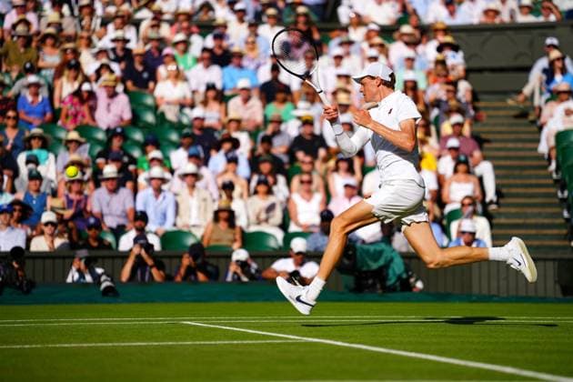Jannik Sinner during the Gentlemen s Singles final Wimbledon Tennis Championships, Day 14, The All England Lawn Tennis and Croquet Club, London, UK - 13 Jul 2025London The All England Lawn Tennis and United Kingdom  Copyright: xJavierxGarcia Shutterstockx 15392297ew