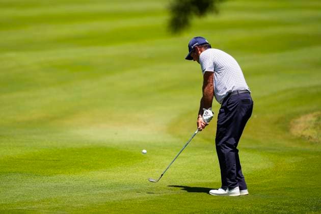 July 13, 2025, Cadiz, Cadiz, SPAIN: Patrick Reed of Aces team in action during the final round of the LIV Golf Andalucia at Golf Club Royal of Valderrama on July 13, 2025 in Cadiz, Spain. Cadiz SPAIN - ZUMAa181 20250713_zaa_a181_047 Copyright: xJoaquinxCorcherox