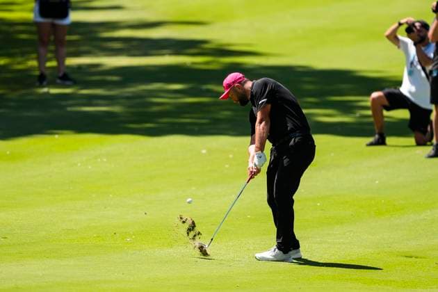 July 13, 2025, Cadiz, Cadiz, SPAIN: Jon Rahm of Legion XIII team in action during the final round of the LIV Golf Andalucia at Golf Club Royal of Valderrama on July 13, 2025 in Cadiz, Spain. Cadiz SPAIN - ZUMAa181 20250713_zaa_a181_061 Copyright: xJoaquinxCorcherox