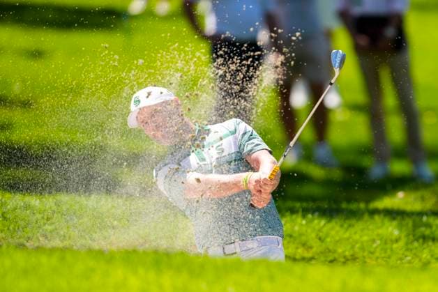 July 13, 2025, Cadiz, Cadiz, SPAIN: Branden Grace of Stinger team in action during the final round of the LIV Golf Andalucia at Golf Club Royal of Valderrama on July 13, 2025 in Cadiz, Spain. Cadiz SPAIN - ZUMAa181 20250713_zaa_a181_091 Copyright: xJoaquinxCorcherox
