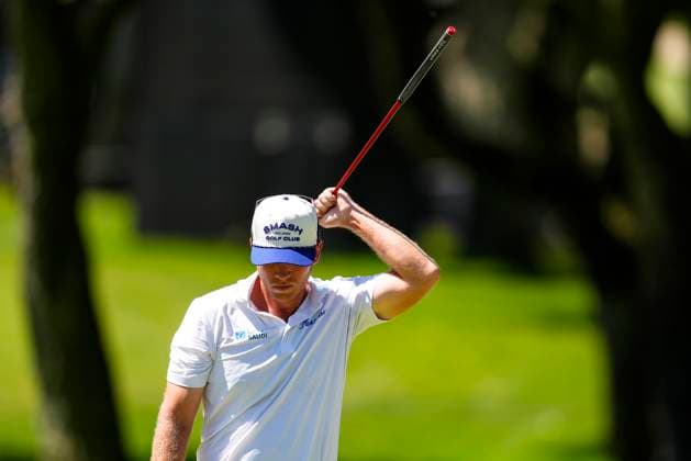 July 13, 2025, Cadiz, Cadiz, SPAIN: Talor Gooch of Smash team look on during the final round of the LIV Golf Andalucia at Golf Club Royal of Valderrama on July 13, 2025 in Cadiz, Spain. Cadiz SPAIN - ZUMAa181 20250713_zaa_a181_106 Copyright: xJoaquinxCorcherox