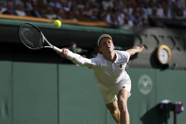 Wimbledon Final Jannick Sinner v Carlos Alcaraz Wimbledon Championships 2025 Day 14, 13 07 25 Gentlemens’ Singles - Final Centre Court Jannick Sinner v Carlos Alcaraz , Jannick Sinner  Copyright: xMarcxAspland ThexTimesx NINTCHDBPICT001009683230