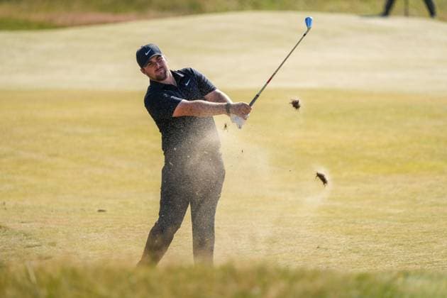 Chris Gotterup (USA) on the 11th hole during the 4th round of the Genesis Scottish Open Golf Championship. Genesis Scottish Open, Day 4, Golf, Renaissance Club, North Berwick, Scotland, UK - 13 Jul 2025North Berwick Scotland United Kingdom EDITORIAL USE ONLY No use with unauthorised audio, video, data, fixture lists, club league logos or live services. Online in-match use limited to 120 images, no video emulation. No use in betting, games or single club league player publications. Copyright: xStuartxWallace Shutterstockx 15393030cd