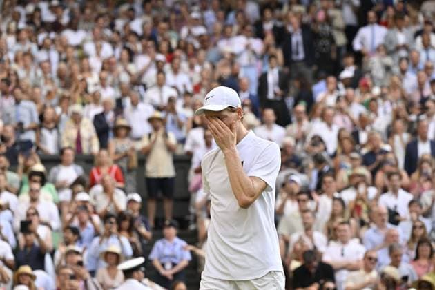 Tennis : Wimbledon -2025 - ITF - Tennis - Wimbledon - ITF - Royal Box - Jannik Sinner - Italie GB  Copyright: xChryslenexCaillaudx xPznewsx