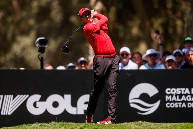 LIV Golf Andalucia - Day Three Sergio Garcia of Fireballs GC plays a shot on day three of LIV Golf Andalucia at Valderrama in Cadiz, Spain, on July 13, 2025. Sotogrande Cadiz Spain  Copyright: xDAXxImagesx originalFilename:daximages-livgolfa250713_npFNI.jpg