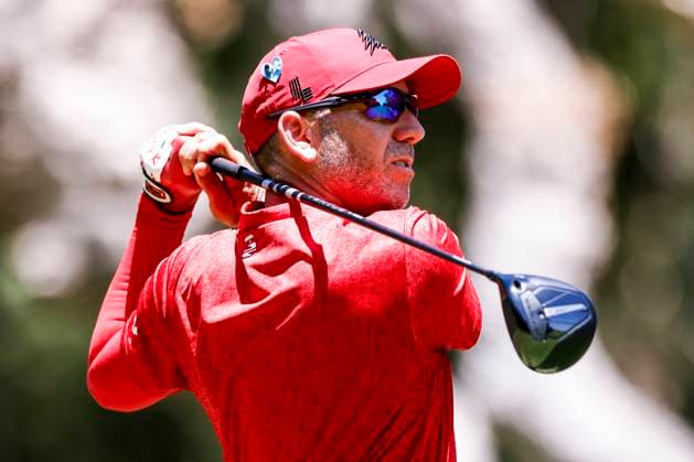 LIV Golf Andalucia - Day Three Sergio Garcia of Fireballs GC plays a shot on day three of LIV Golf Andalucia at Valderrama in Cadiz, Spain, on July 13, 2025. Sotogrande Cadiz Spain  Copyright: xDAXxImagesx originalFilename:daximages-livgolfa250713_npPse.jpg